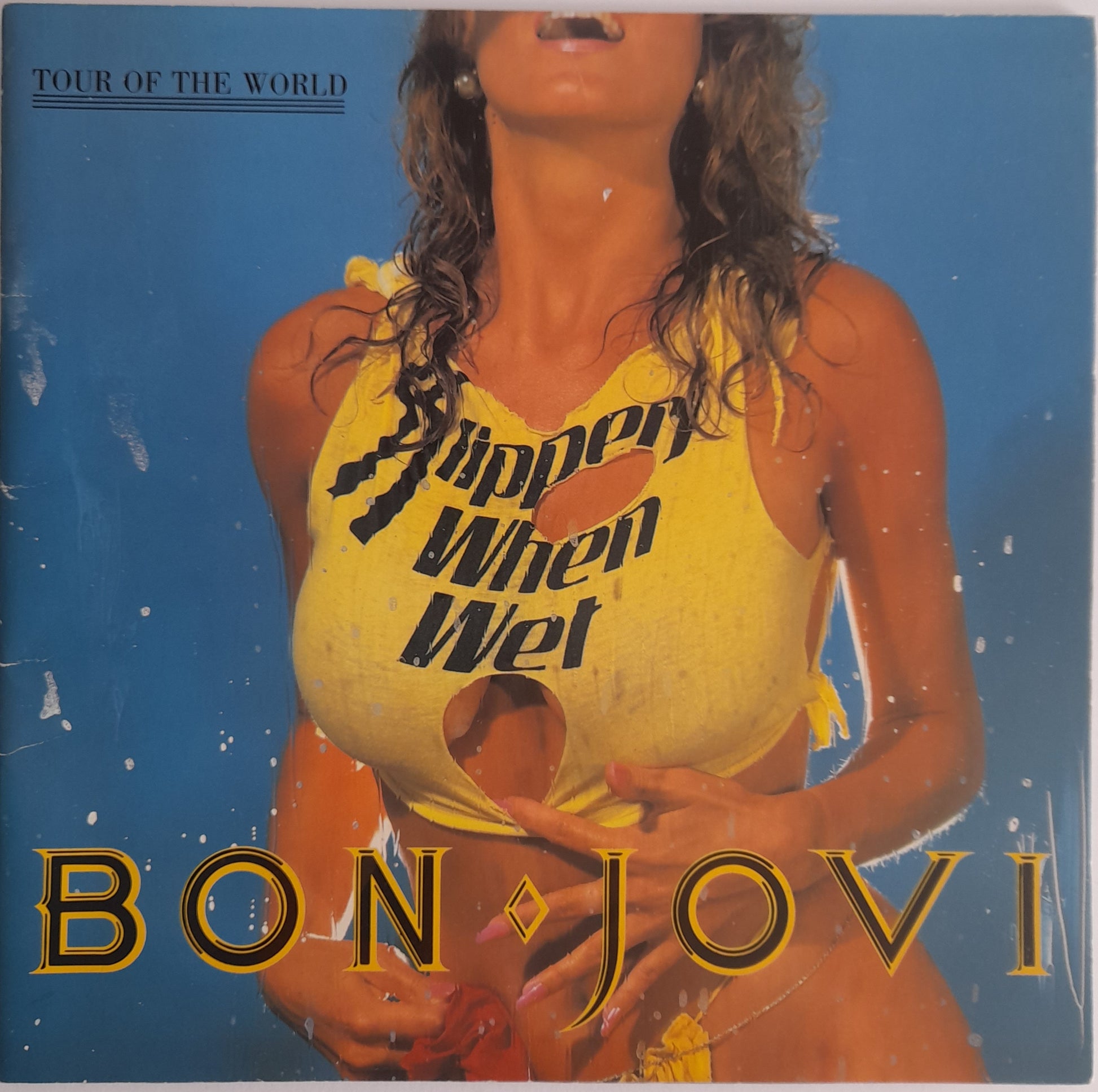 Bon Jovi Slippery When Wet Tour of the World 1986 Book
