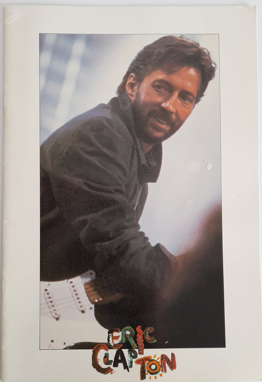 Eric Clapton original Behind the Sun Tour Concert Programme 1985
