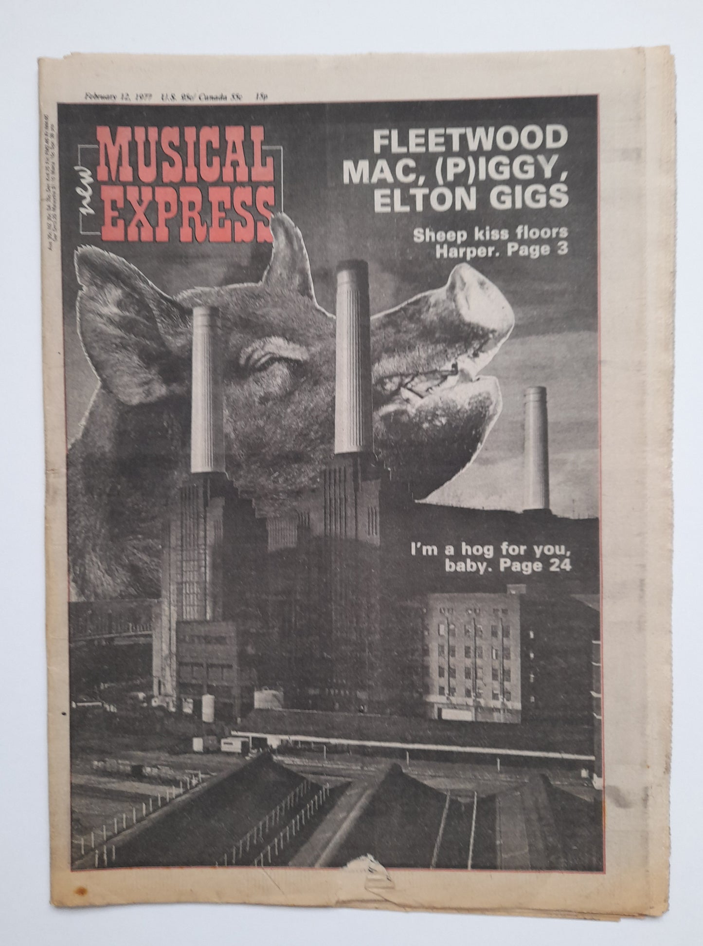 NME Magazine 12th February 1977 Fleetwood Mac, Little Bob, Bee Gees, Todd Rundgren