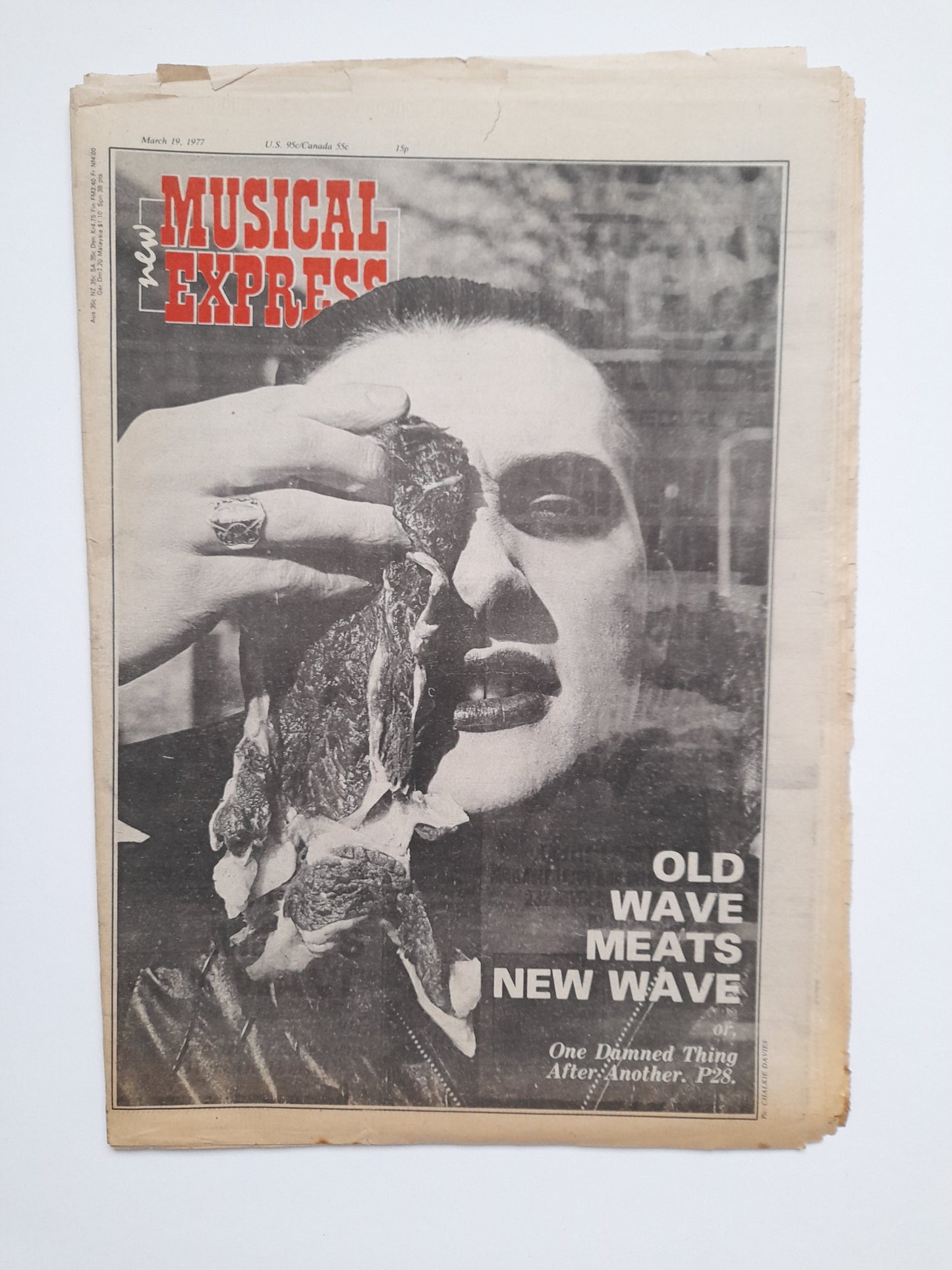 NME Magazine 19th March 1977 The Damned, Black Sabbath, Sex Pistols, The Clash, Marc Bolan - RewindPressPlay