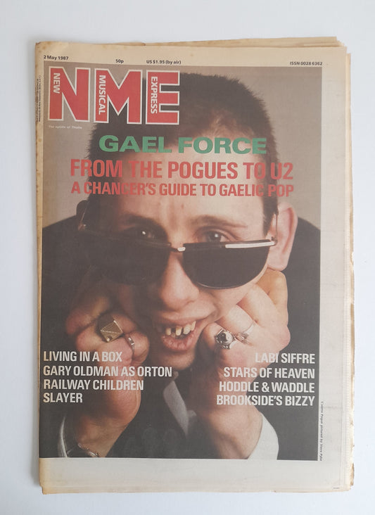 NME Magazine 2nd May 1987 The Pogues, Living in a Box, Slayer