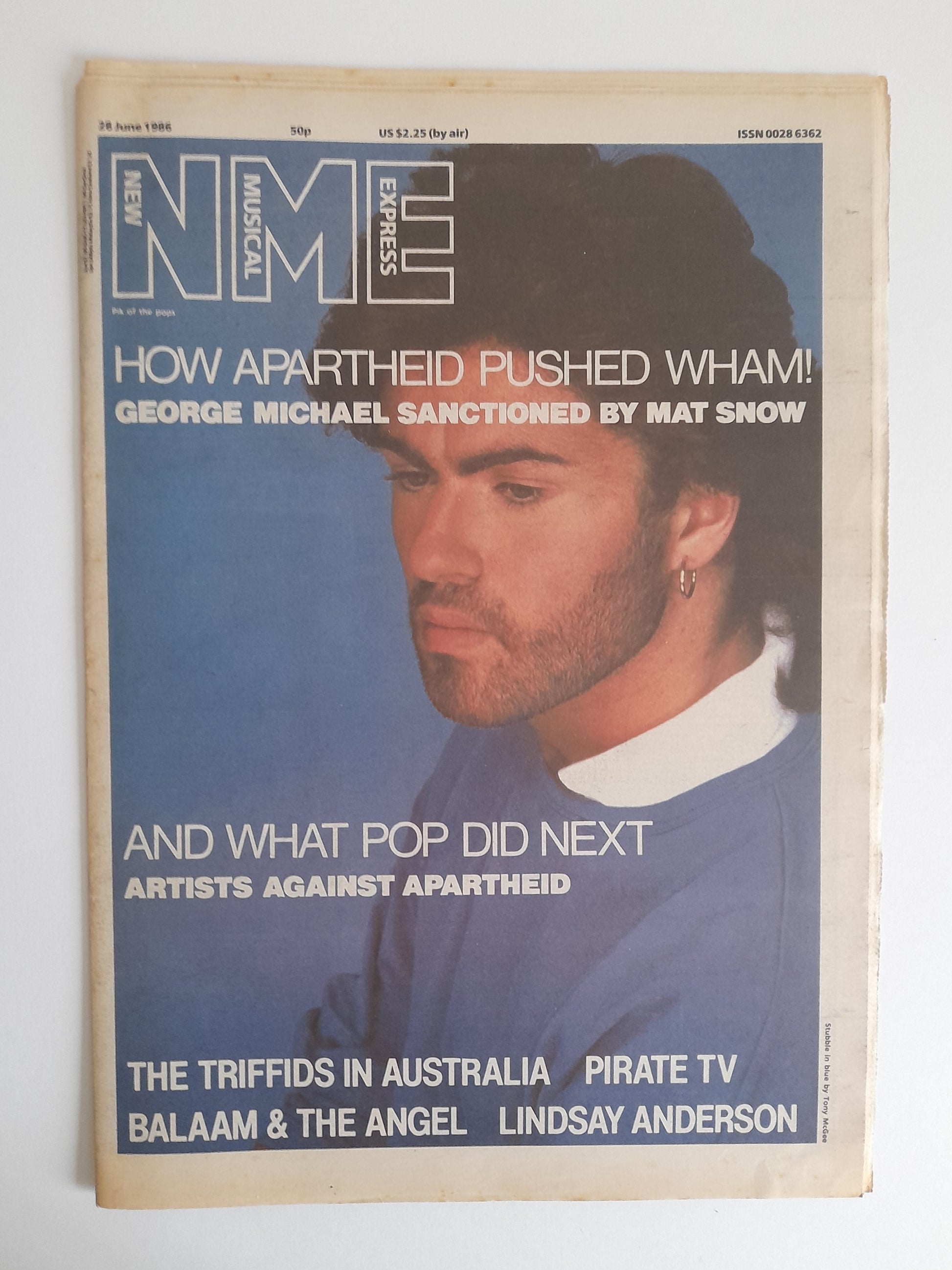 Copy of NME Magazine 5th July 1986 Wham/George Michael,