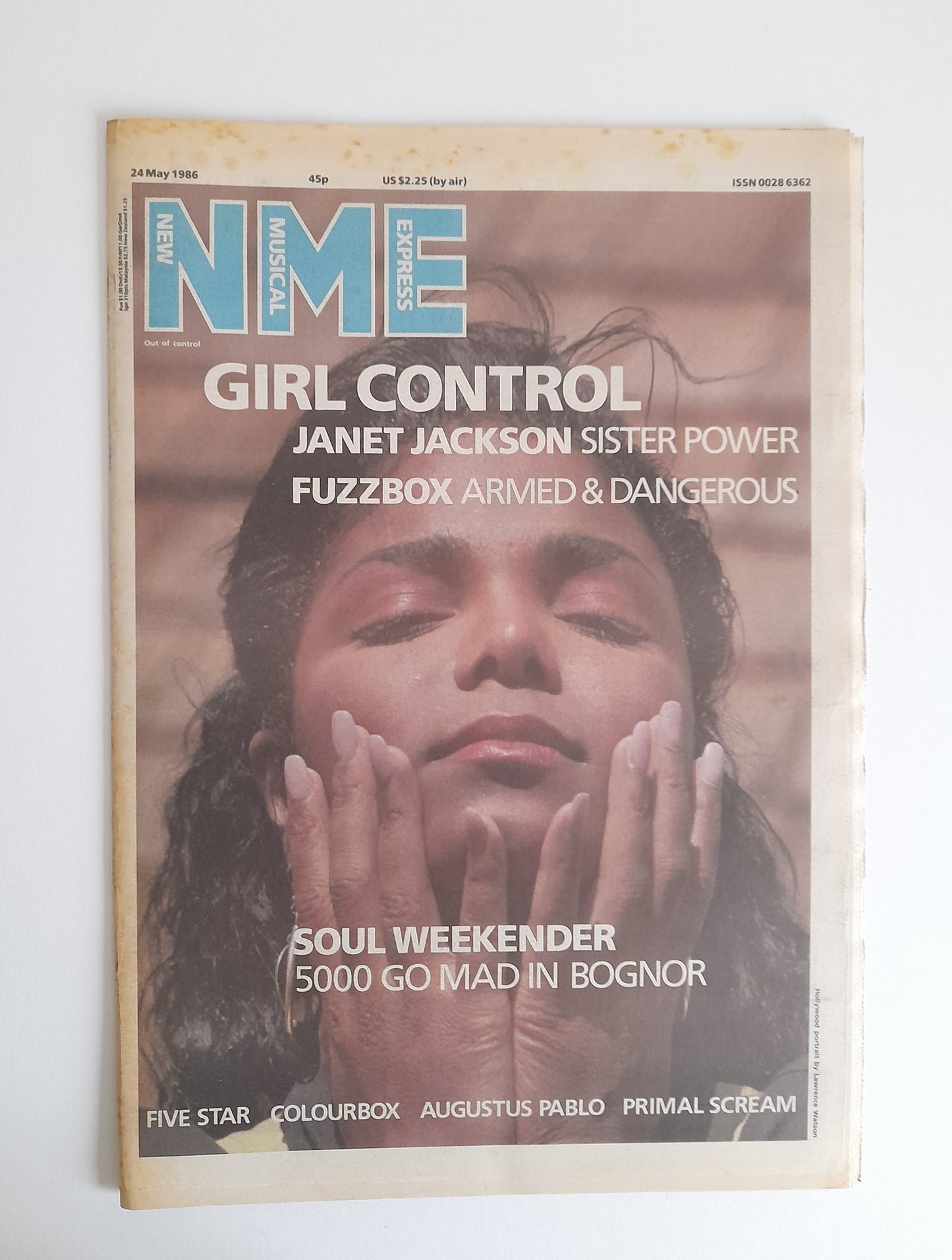 NME Magazine 24th May 1986 Janet Jackson, Primal Scream