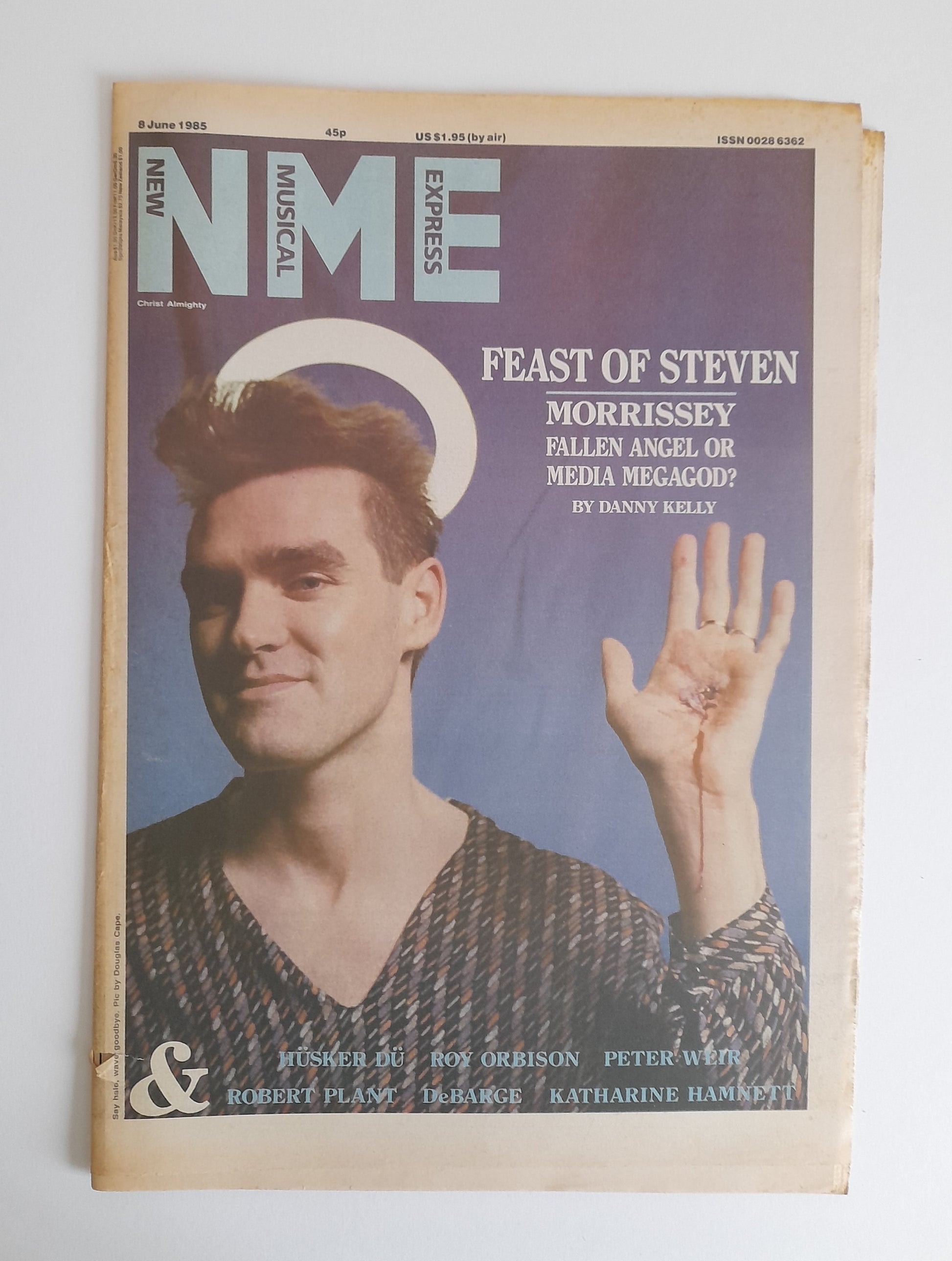 NME Magazine 8th June 1985 Morrissey, Husker Du, Robert Plant