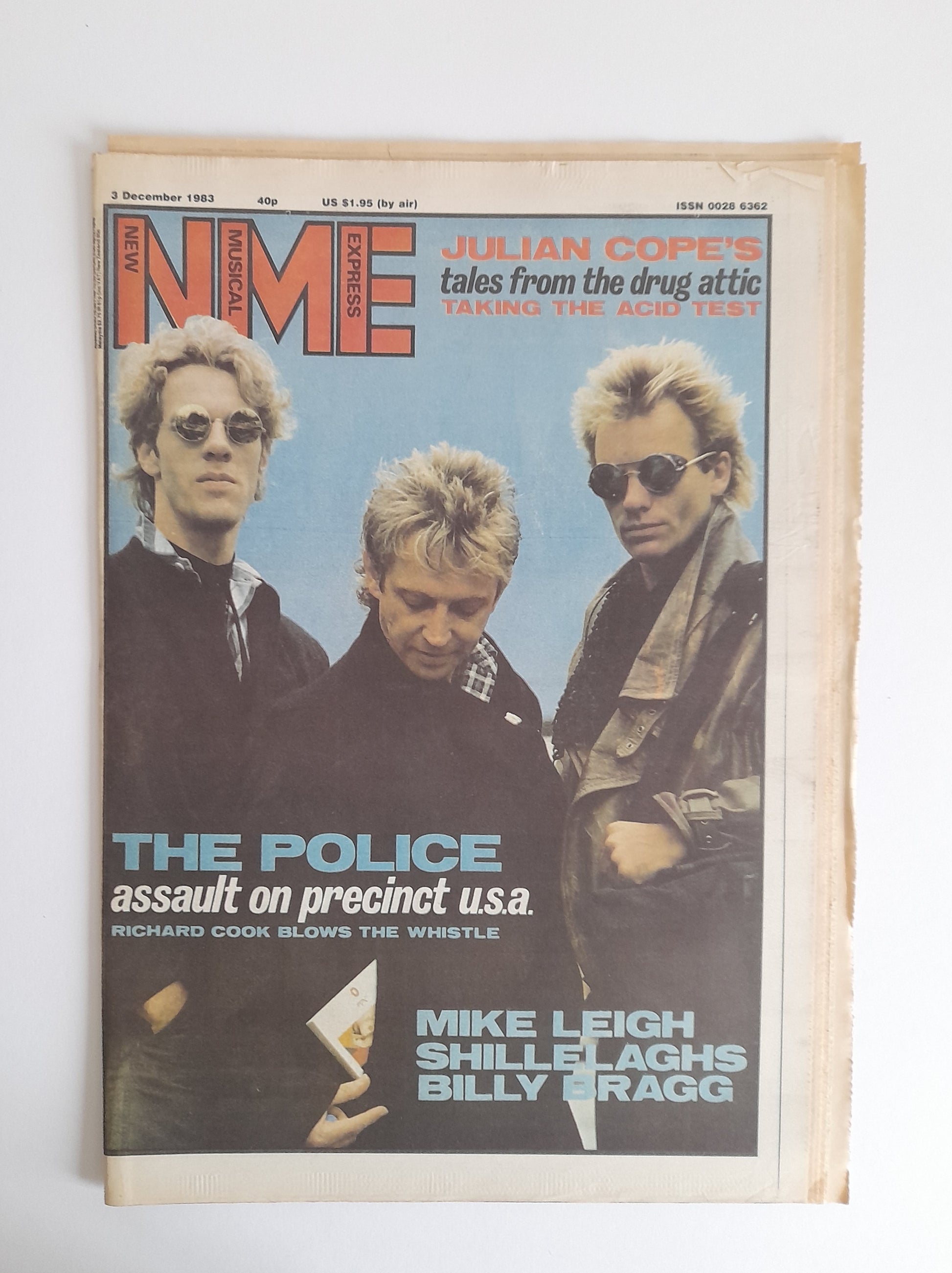 NME Magazine 3 December 1983 The Police