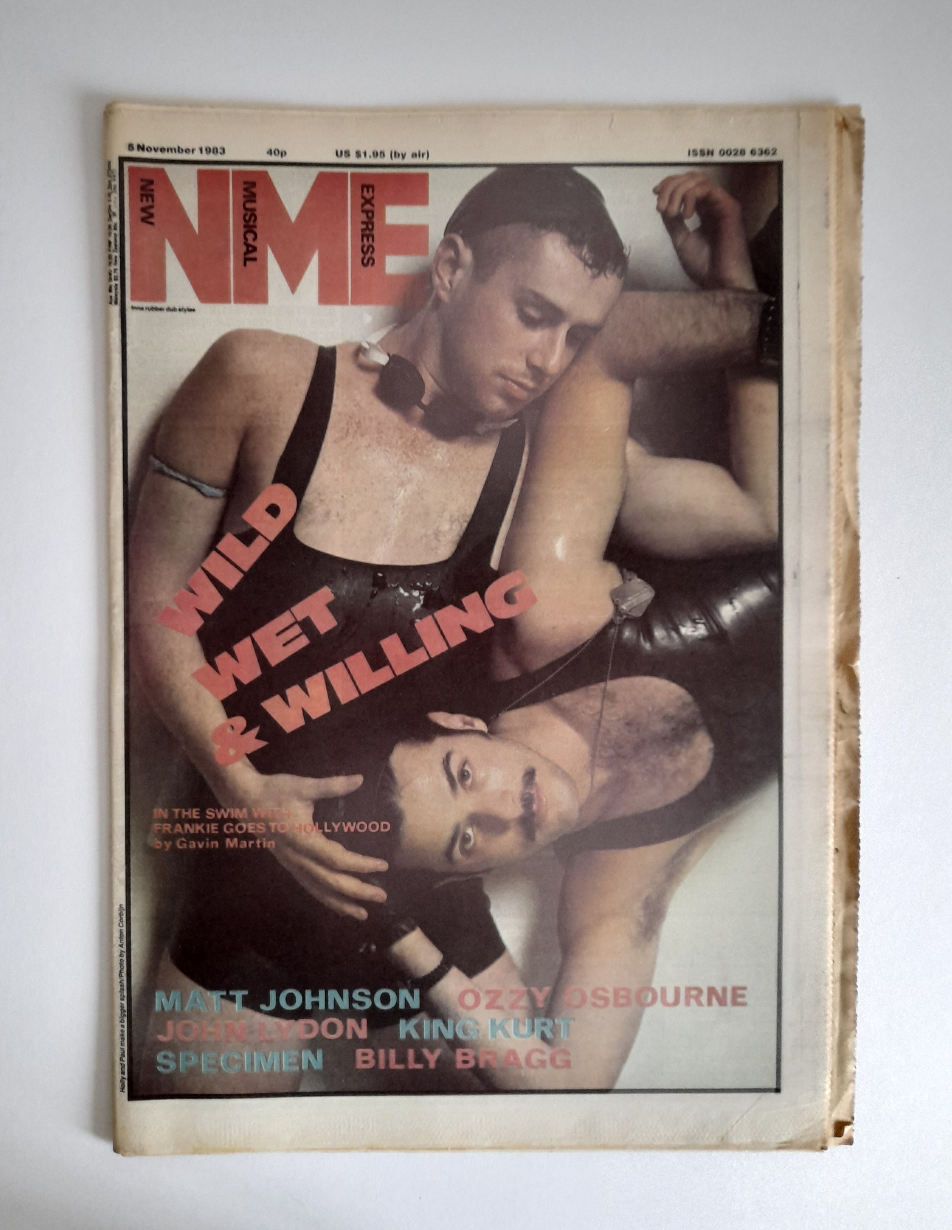 NME Magazine 5 November 1983 Frankie Goes To Hollywood