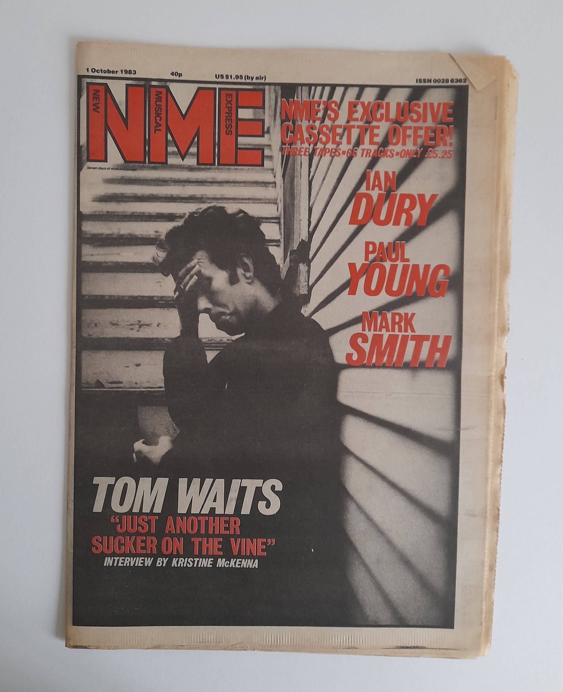 NME Magazine 1 October 1983 Tom Waits
