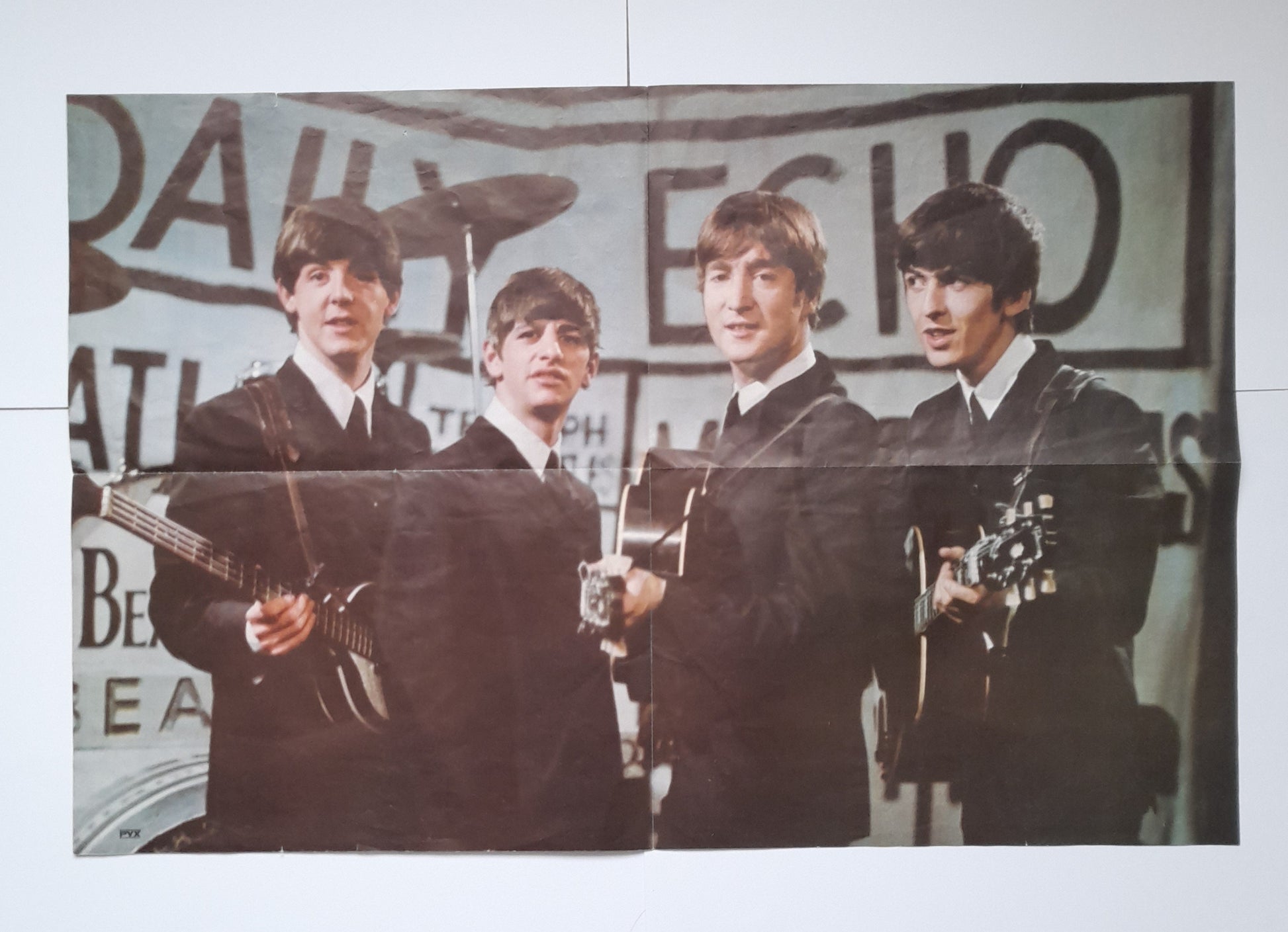 The Beatles original Giant Colour Pic