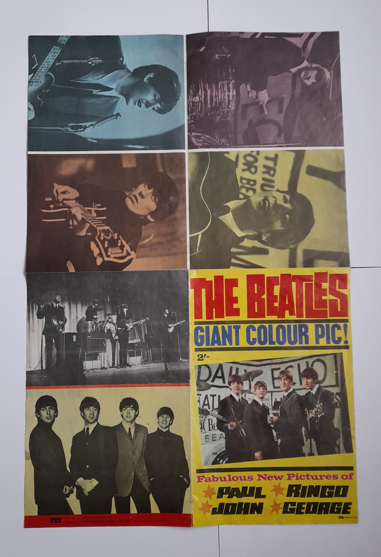 The Beatles original Giant Colour Pic
