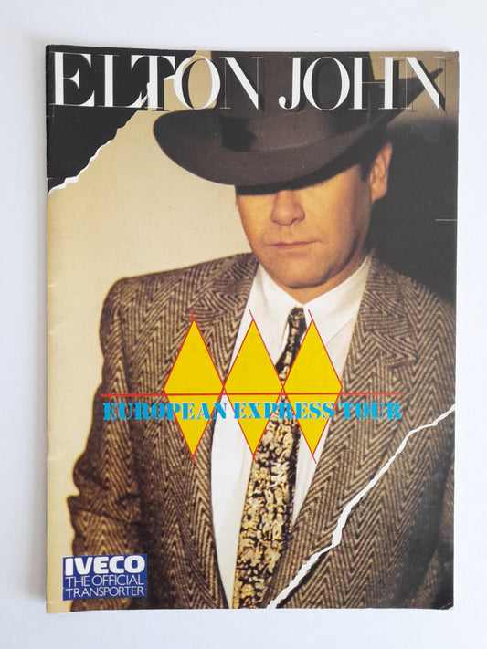 Elton John European Express Tour Concert Programme 1984