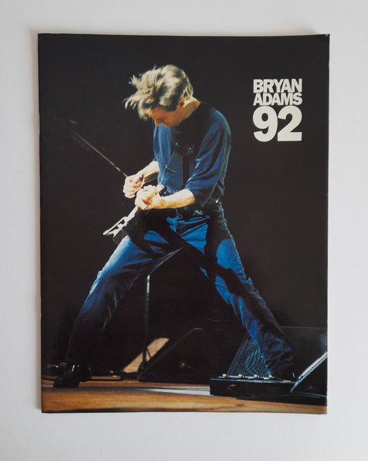 Bryan Adams Waking Up The World Tour 1992 Official Programme