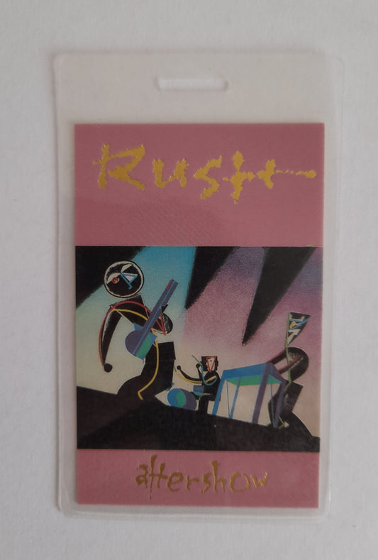 Rush - A Show of Hands 1988 Aftershow Backstage Pass
