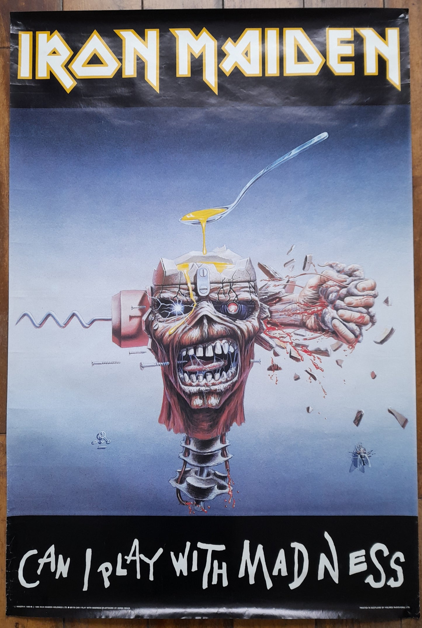 Iron Maiden Can I Play With Madness Promotional Poster