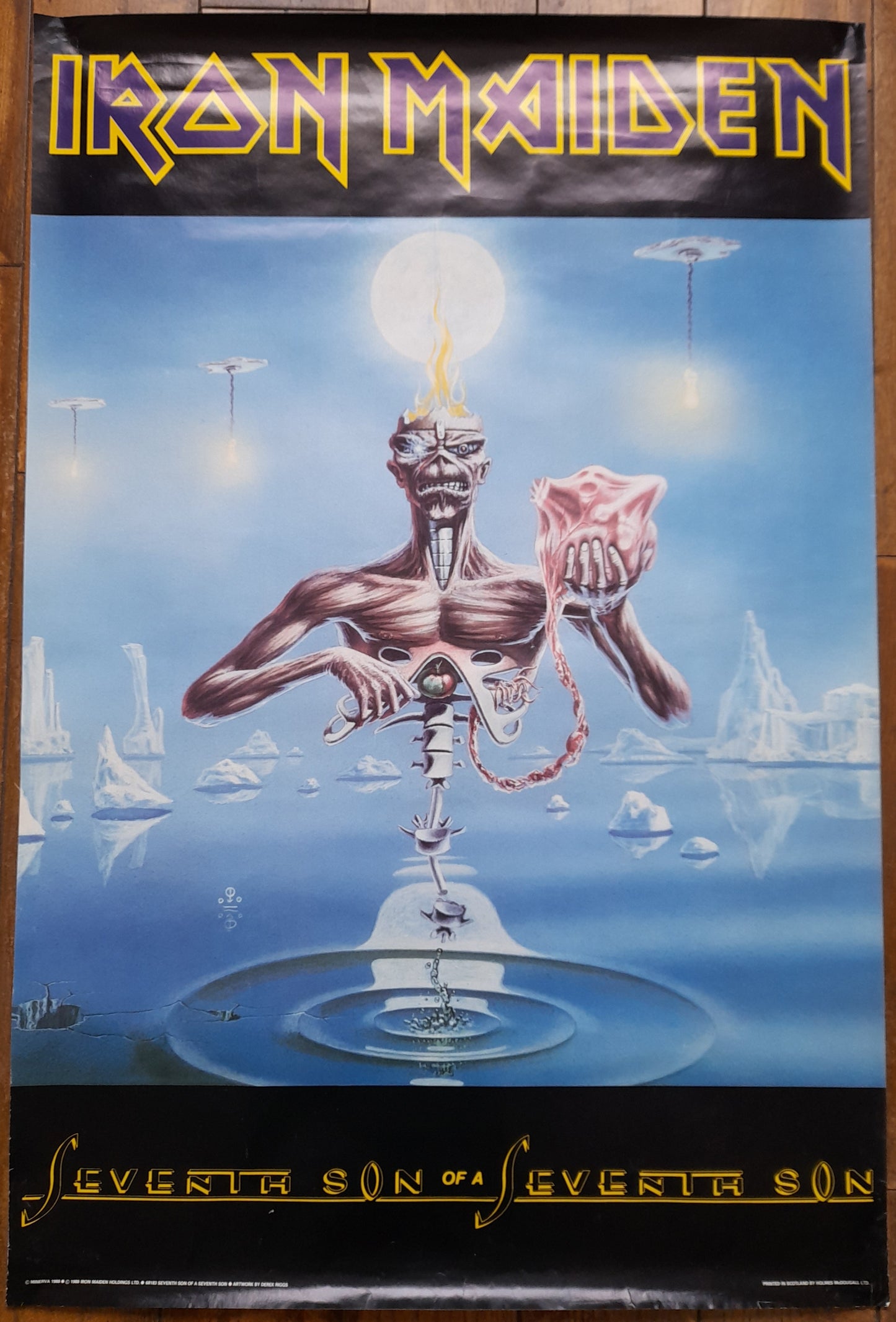 Iron Maiden Seventh Son Of A Seventh Son Promotional Poster