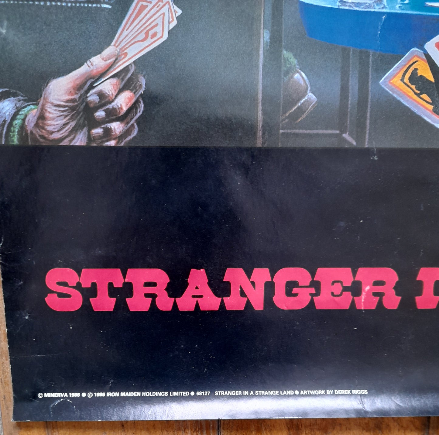 Iron Maiden Stranger In A Strange Land Promotional Poster