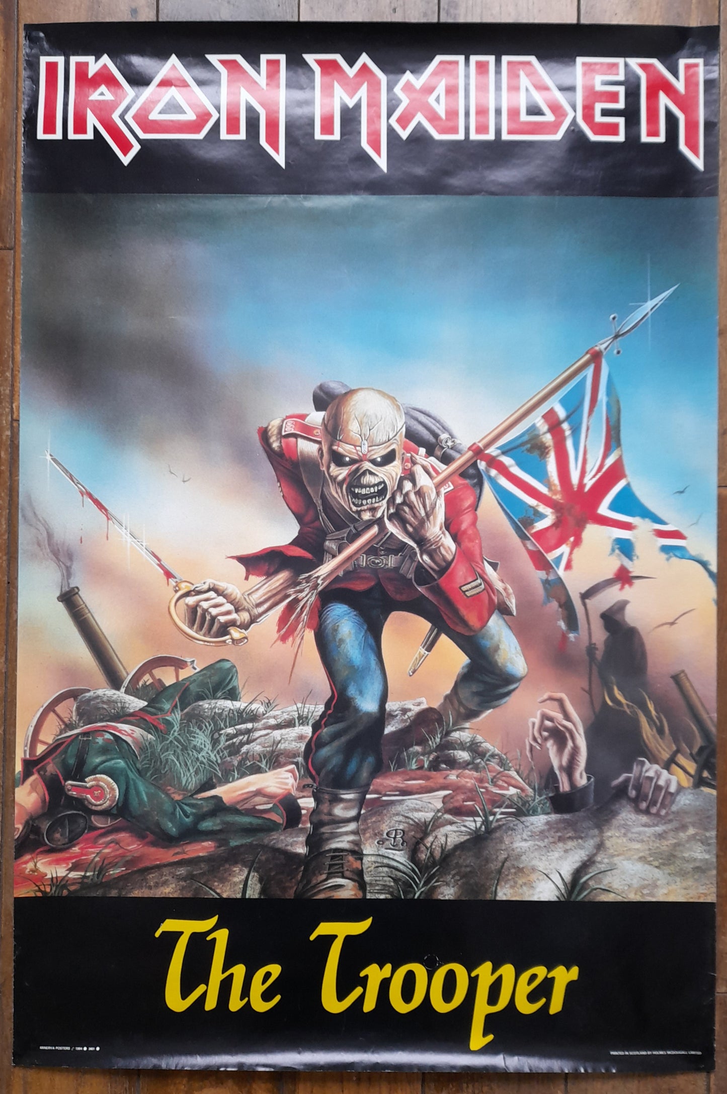 Iron Maiden The Trooper Promotional Poster